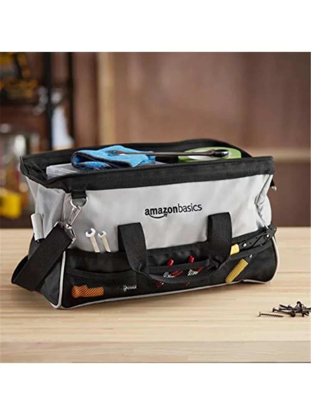 16 Inch Tool Bag Heavy Duty Tool Organizer Storage Tote With 26 Pockets Durable
